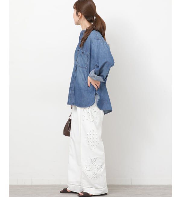 JOURNAL STANDARD relume「デニムバンドカラーシャツ」|シャツ・ブラウス|