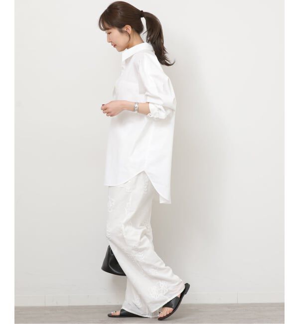 JOURNAL STANDARD relume「《予約》コンパクトコットンストライプビッグシャツ」|シャツ・ブラウス|