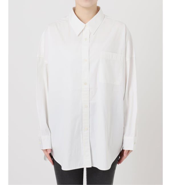 JOURNAL STANDARD relume「《予約》コンパクトコットンストライプビッグシャツ」|シャツ・ブラウス|