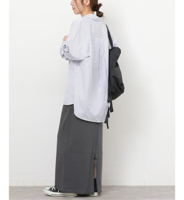 JOURNAL STANDARD relume「《予約》コンパクトコットンストライプビッグシャツ」|シャツ・ブラウス|