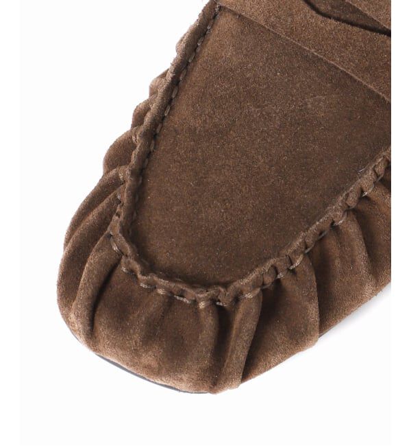 journal standard L'essage「【ALOHAS / アロハス】Aven Suede Brown Leather Loafers：ローファー」|ローファー|