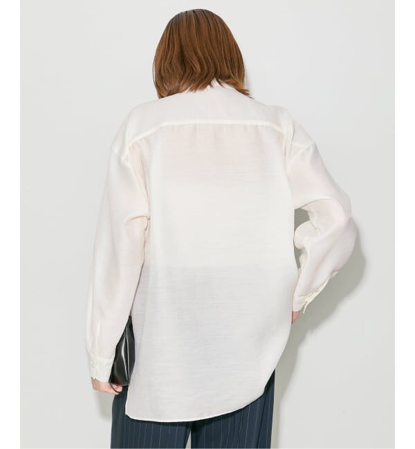 journal standard L'essage「シアーサテンリボンブラウス」|シャツ・ブラウス|
