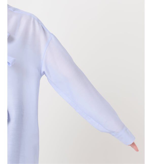 journal standard L'essage「シアーサテンリボンブラウス」|シャツ・ブラウス|