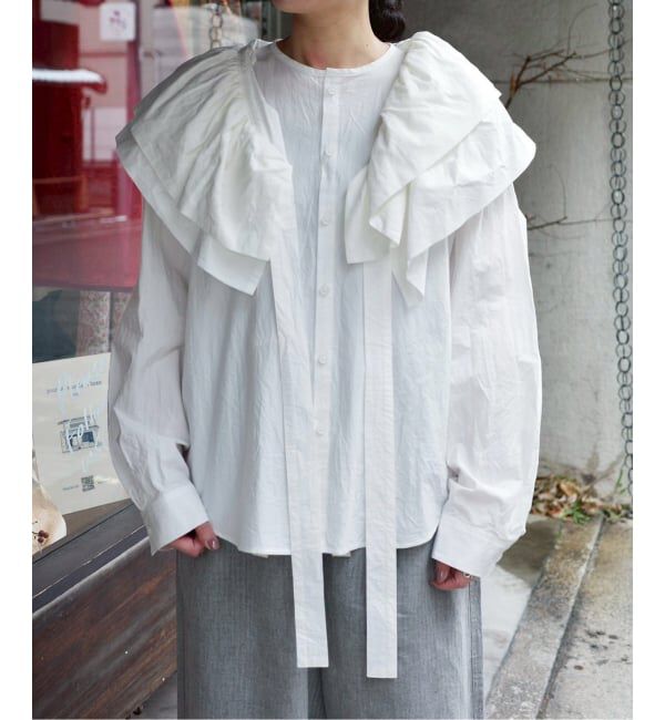 journal standard luxe「Kalina's frill SH」|シャツ・ブラウス|ホワイト