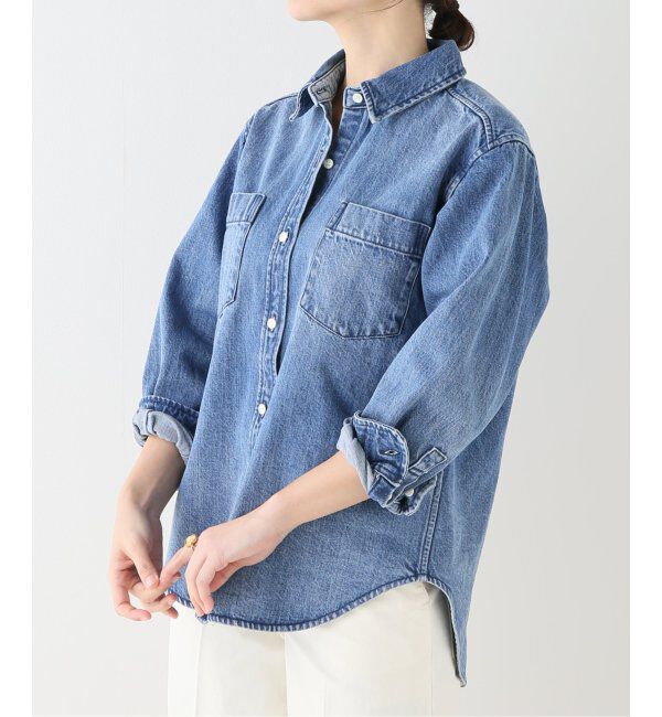 Spick and Span「≪追加≫デニムシャツ」|シャツ・ブラウス|
