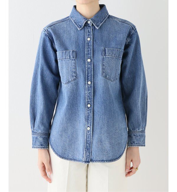 Spick and Span「≪追加≫デニムシャツ」|シャツ・ブラウス|