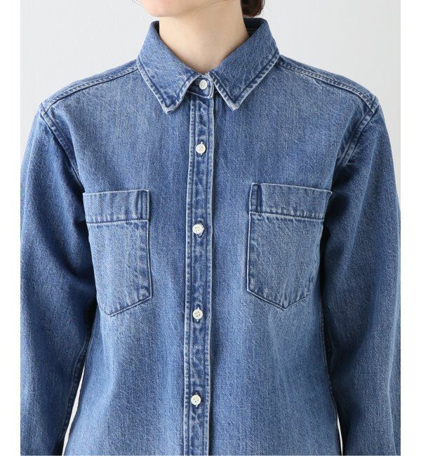 Spick and Span「≪追加≫デニムシャツ」|シャツ・ブラウス|