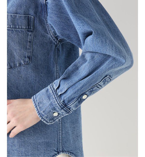Spick and Span「≪追加≫デニムシャツ」|シャツ・ブラウス|