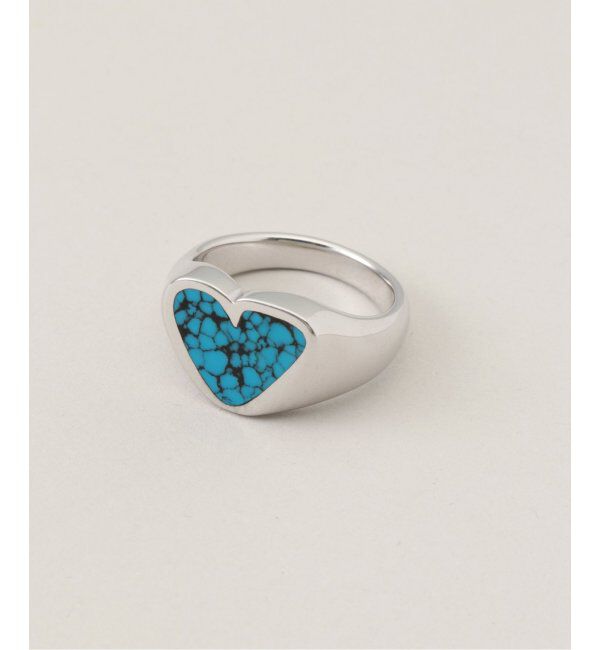 FRAMeWORK「【PREEK/プリーク】rough heart turquoise ring」|リング|