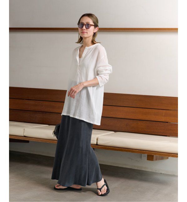 FRAMeWORK「キュプラツイルバイアススカート」|スカート|