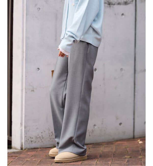 FRAMeWORK「≪追加≫セミフレアパンツ」|スラックス|