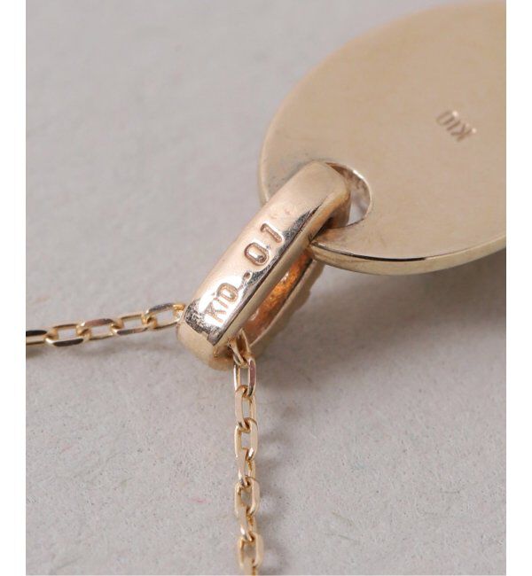 Lilas by Spick&Span「メレダイヤバチカンホワイトトパーズ45cmネックレス K10」|ネックレス|