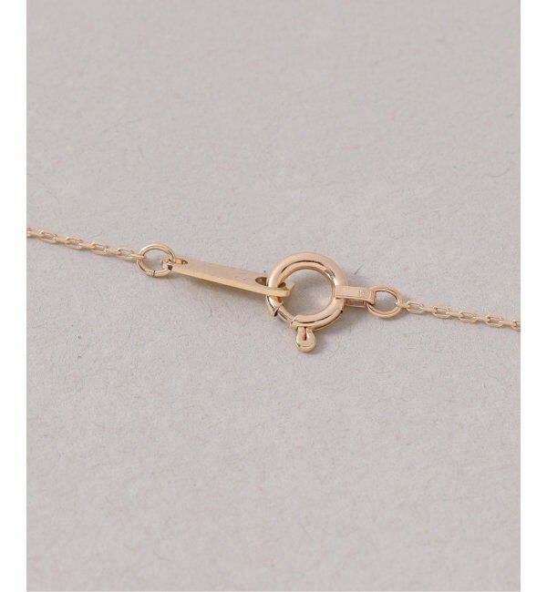 Lilas by Spick&Span「メレダイヤバチカンホワイトトパーズ45cmネックレス K10」|ネックレス|