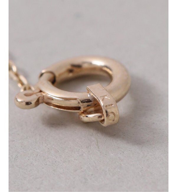 Lilas by Spick&Span「メレダイヤバチカンホワイトトパーズ45cmネックレス K10」|ネックレス|