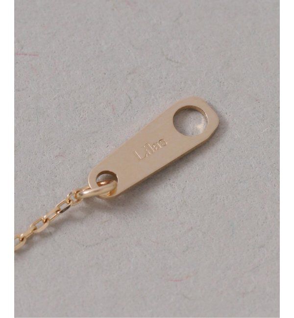 Lilas by Spick&Span「メレダイヤバチカンホワイトトパーズ45cmネックレス K10」|ネックレス|