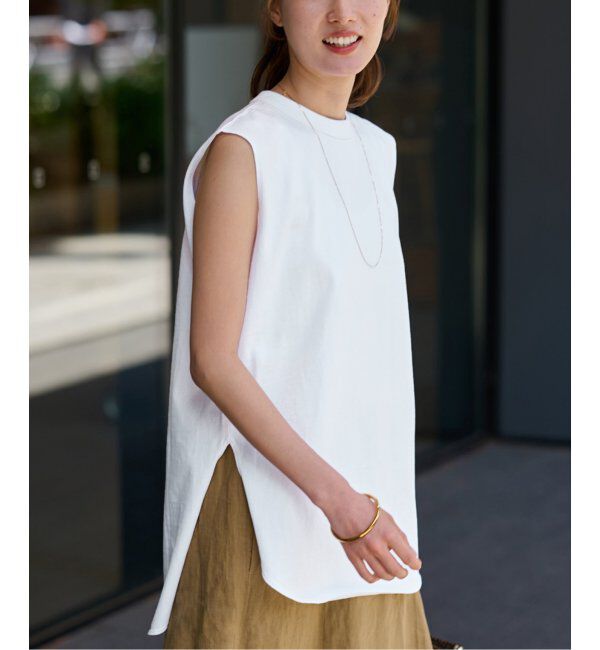 FRAMeWORK「ATON/エイトン 12/-AIR SPINNING ROUND HEM タンクトップ」|タンクトップ|