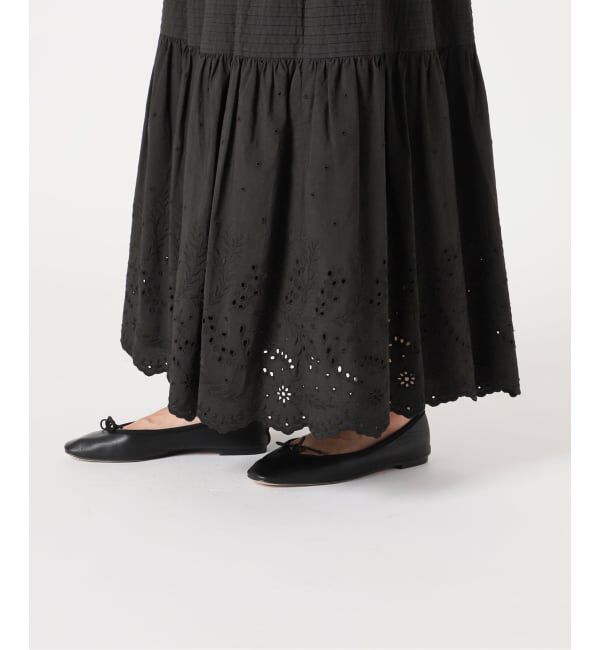 Spick and Span「《追加》エンブロイダリーレーススカート」|スカート|