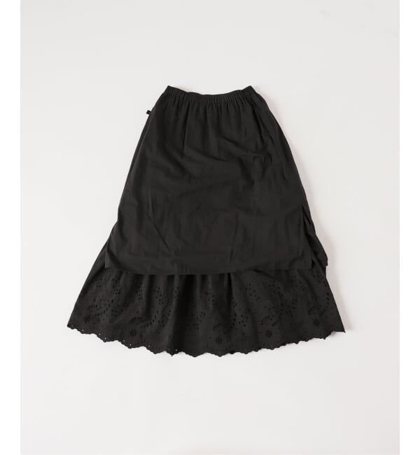 Spick and Span「《追加》エンブロイダリーレーススカート」|スカート|