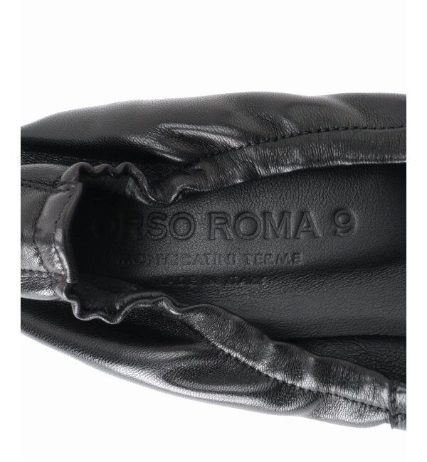 NOBLE「CORSOROMA9/コルソローマ ノーヴェ ギャザーヒールシューズ」|パンプス|