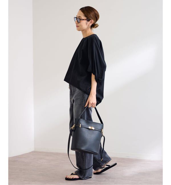 FRAMeWORK「AULENTTI/オウレンティワンハンドル金具付きbasketバック」|ハンドバッグ|