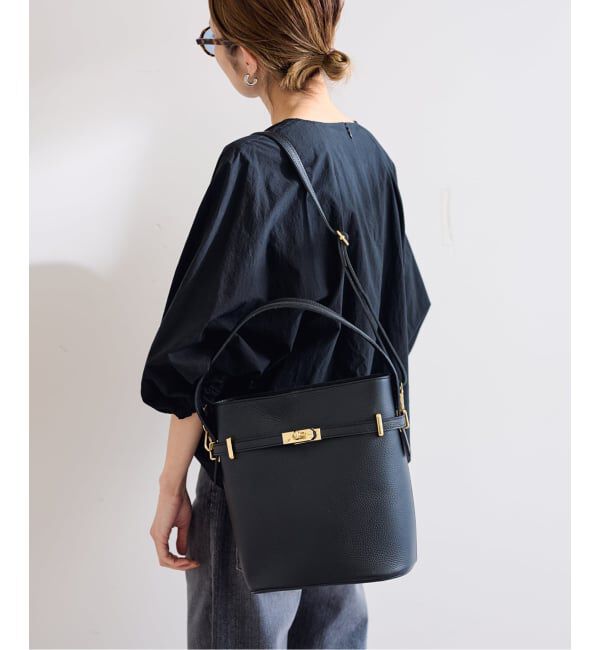 FRAMeWORK「AULENTTI/オウレンティワンハンドル金具付きbasketバック」|ハンドバッグ|