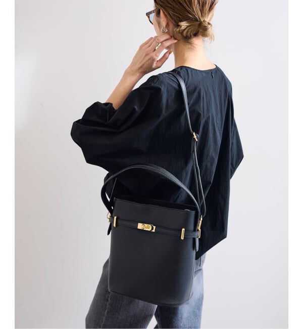 FRAMeWORK「AULENTTI/オウレンティワンハンドル金具付きbasketバック」|ハンドバッグ|