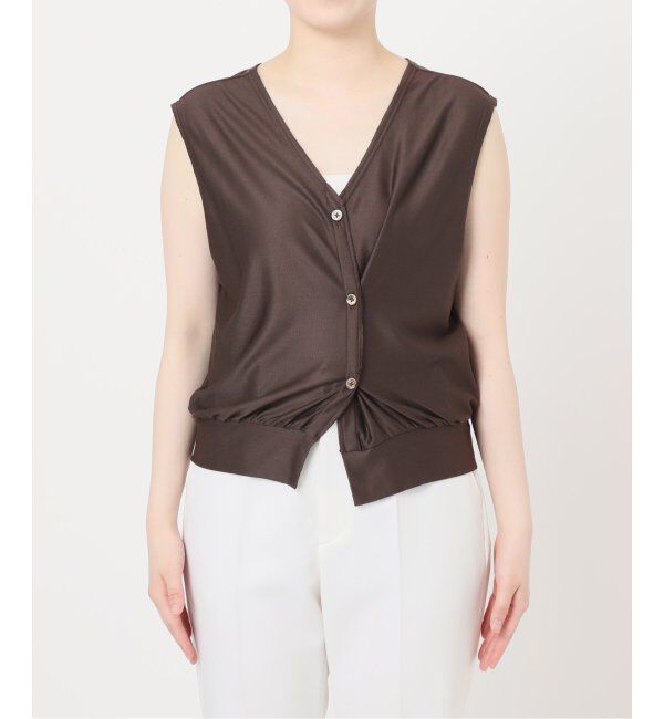 NOBLE「《NOBLE別注カラー》PROTAGONISTA/プロタゴニスタ レイヤードベスト」|ベスト・ジレ|