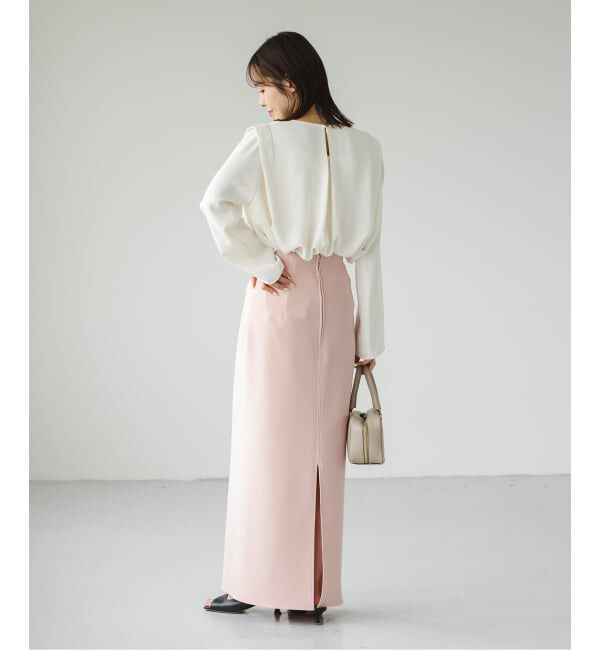 NOBLE「ドレープテントフレアブラウス」|シャツ・ブラウス|