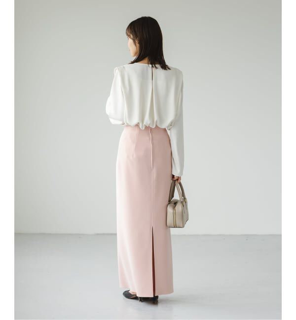 NOBLE「ドレープテントフレアブラウス」|シャツ・ブラウス|