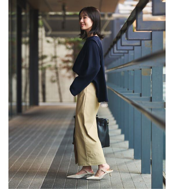 NOBLE「ドレープテントフレアブラウス」|シャツ・ブラウス|