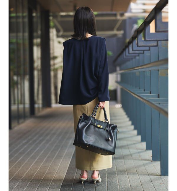 NOBLE「ドレープテントフレアブラウス」|シャツ・ブラウス|