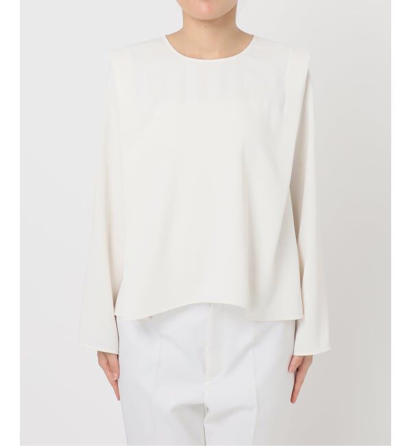 NOBLE「ドレープテントフレアブラウス」|シャツ・ブラウス|