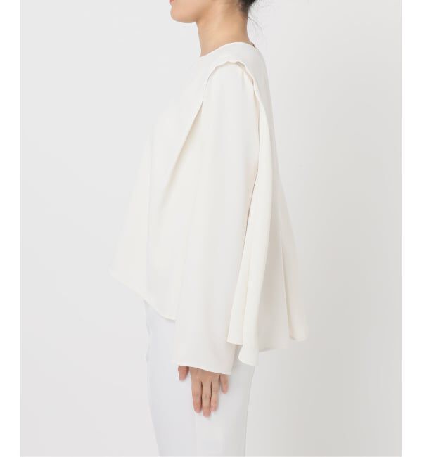 NOBLE「ドレープテントフレアブラウス」|シャツ・ブラウス|