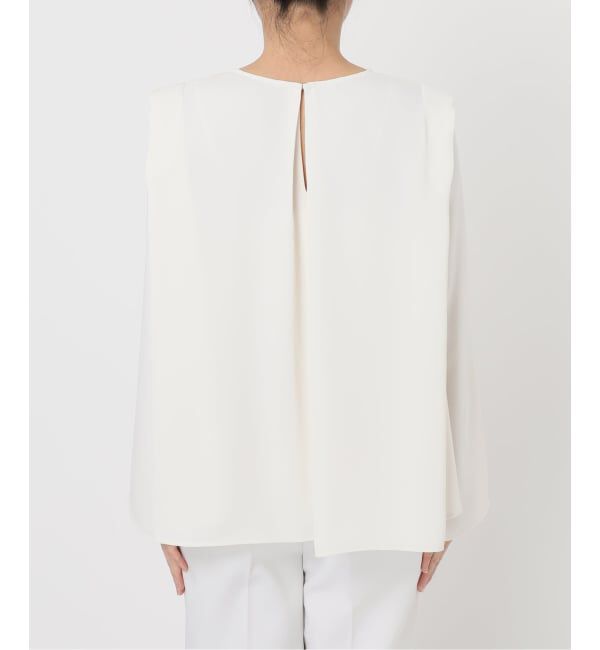 NOBLE「ドレープテントフレアブラウス」|シャツ・ブラウス|