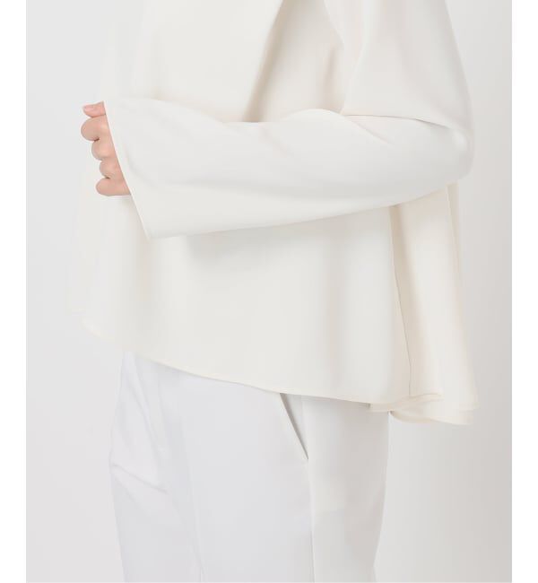 NOBLE「ドレープテントフレアブラウス」|シャツ・ブラウス|