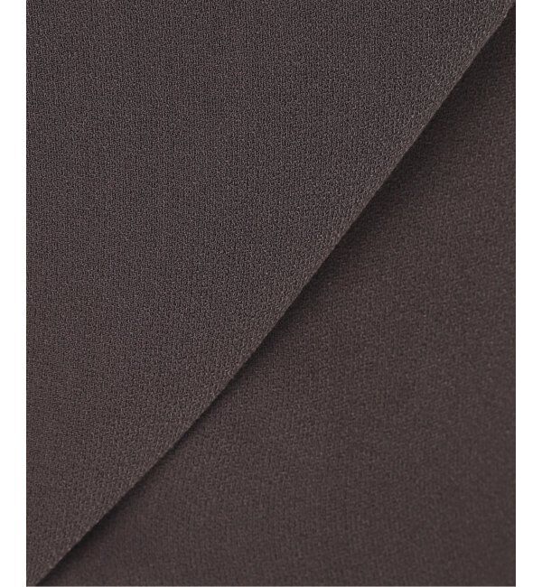 NOBLE「【洗える】ライトジョーゼットドレープパンツ」|スラックス|