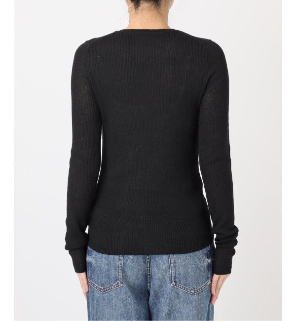 Spick and Span「ウォッシャブルシアーリブニット」|ニット・セーター|