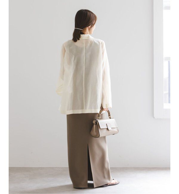 NOBLE「《追加》ソフトオーガンジーシアージャケット 3」|テーラードジャケット|