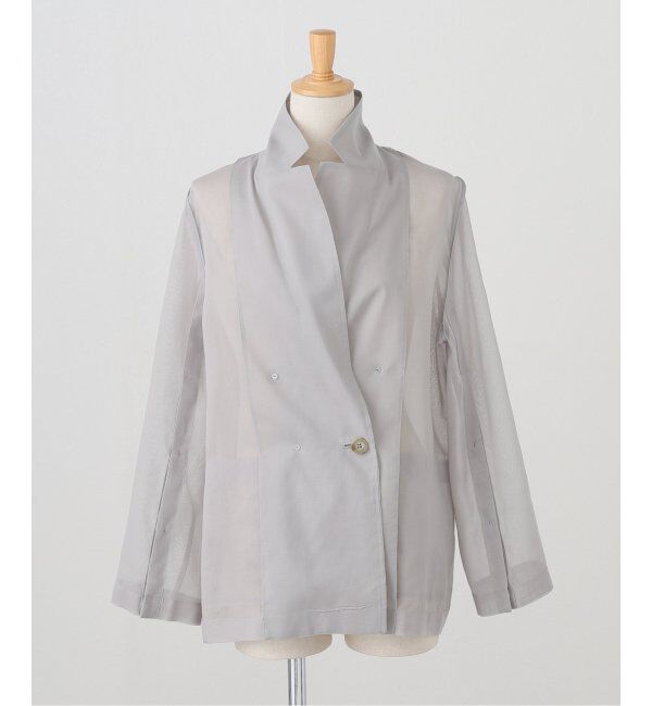 NOBLE「《追加》ソフトオーガンジーシアージャケット 3」|テーラードジャケット|
