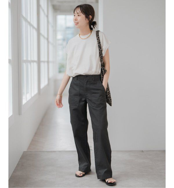 Spick and Span「《追加》ルーズベイカーパンツ」|カーゴ|