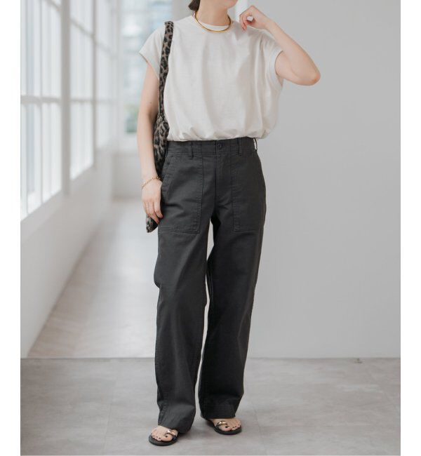 Spick and Span「《追加》ルーズベイカーパンツ」|カーゴ|
