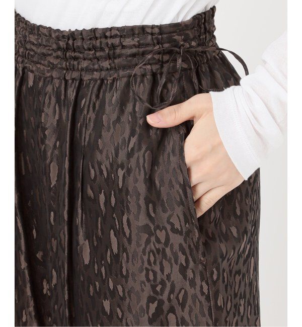 Spick and Span「TICCA / ティッカ レオパードジャガードパンツ」|その他|