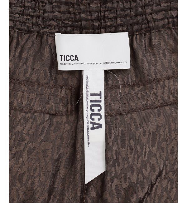 Spick and Span「TICCA / ティッカ レオパードジャガードパンツ」|その他|