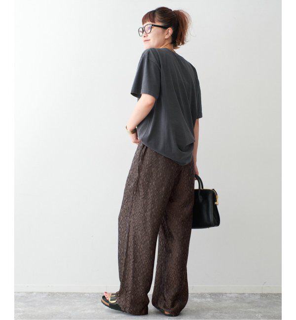 Spick and Span「TICCA / ティッカ レオパードジャガードパンツ」|その他|