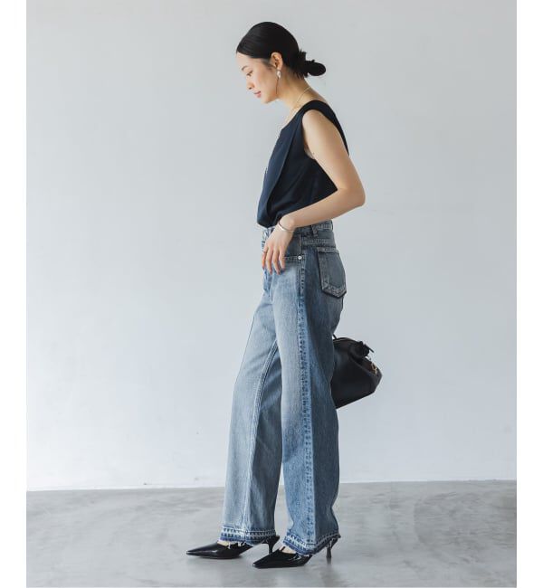 NOBLE「SERGE/サージ REMAKE DARTS PANTS」|デニム|