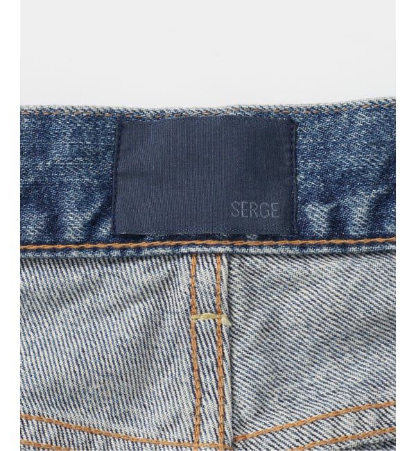 NOBLE「SERGE/サージ REMAKE DARTS PANTS」|デニム|