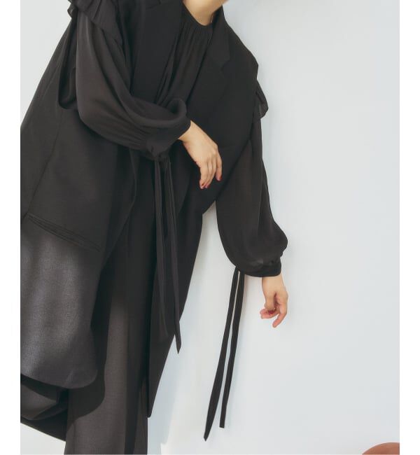 HARDY NOIR「ジョーゼットショルダーフリルブラウス」|シャツ・ブラウス|