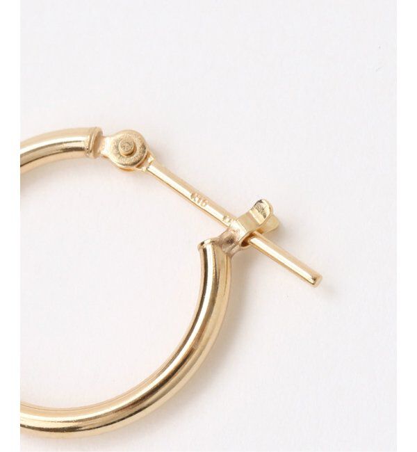 Lilas by Spick&Span「1.5パイプ1.5cmルーフピアス K10（両耳）」|ピアス|