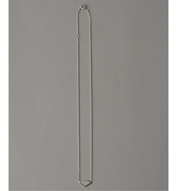 Spick and Span「【SAMH by LILAS】ダイヤモンドカットシェルネックレス SV」|ネックレス|