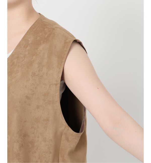 FRAMeWORK「フェイクスエードドレープジレ」|ダウンベスト・ベスト|